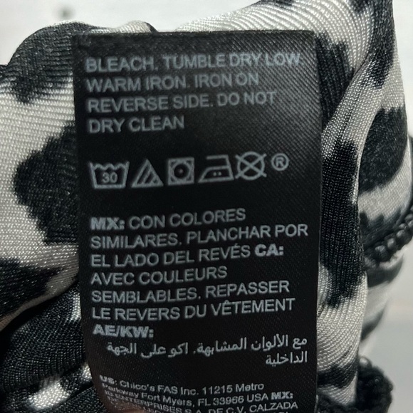 Chicos Travelers Maxi Dress Womens 1 US 8/10 Sleeveless Classic Aztec Print‎ - Picture 7 of 9